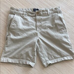Daniel Hechter Khaki Flat Front Shorts